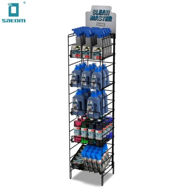 Indoor Accessories Shop Wholesale 4/5/7 Tier Tall Hanger Floor Standing Rack Metal Iron Display Stand