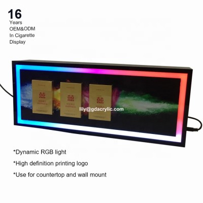 Free Design Ideas Dancing RGB Light Box Modern Design Cigarette Display