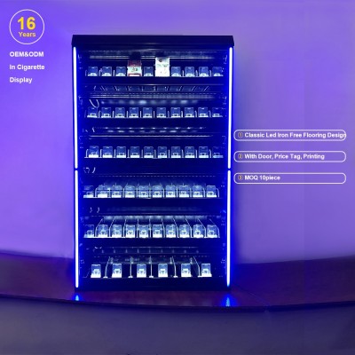 MOQ 20pcs Supermarket/ Gas Station/ Mall/ Shop Free Combination of Pushers Posm Cigarette Display Rack For Sale