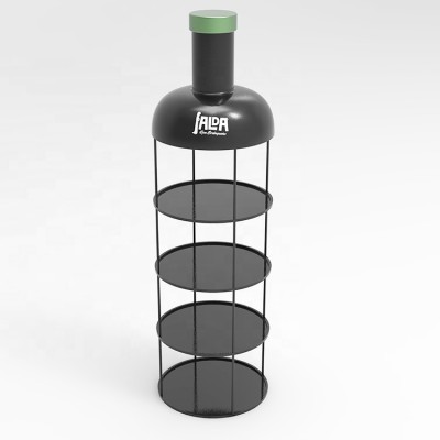 Supermarket Light Duty Metal Stand Drink Beverage Display Rack